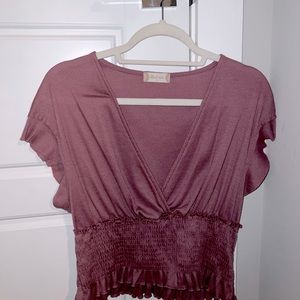 Dusty Rose Mauve Altar’d State Blouse